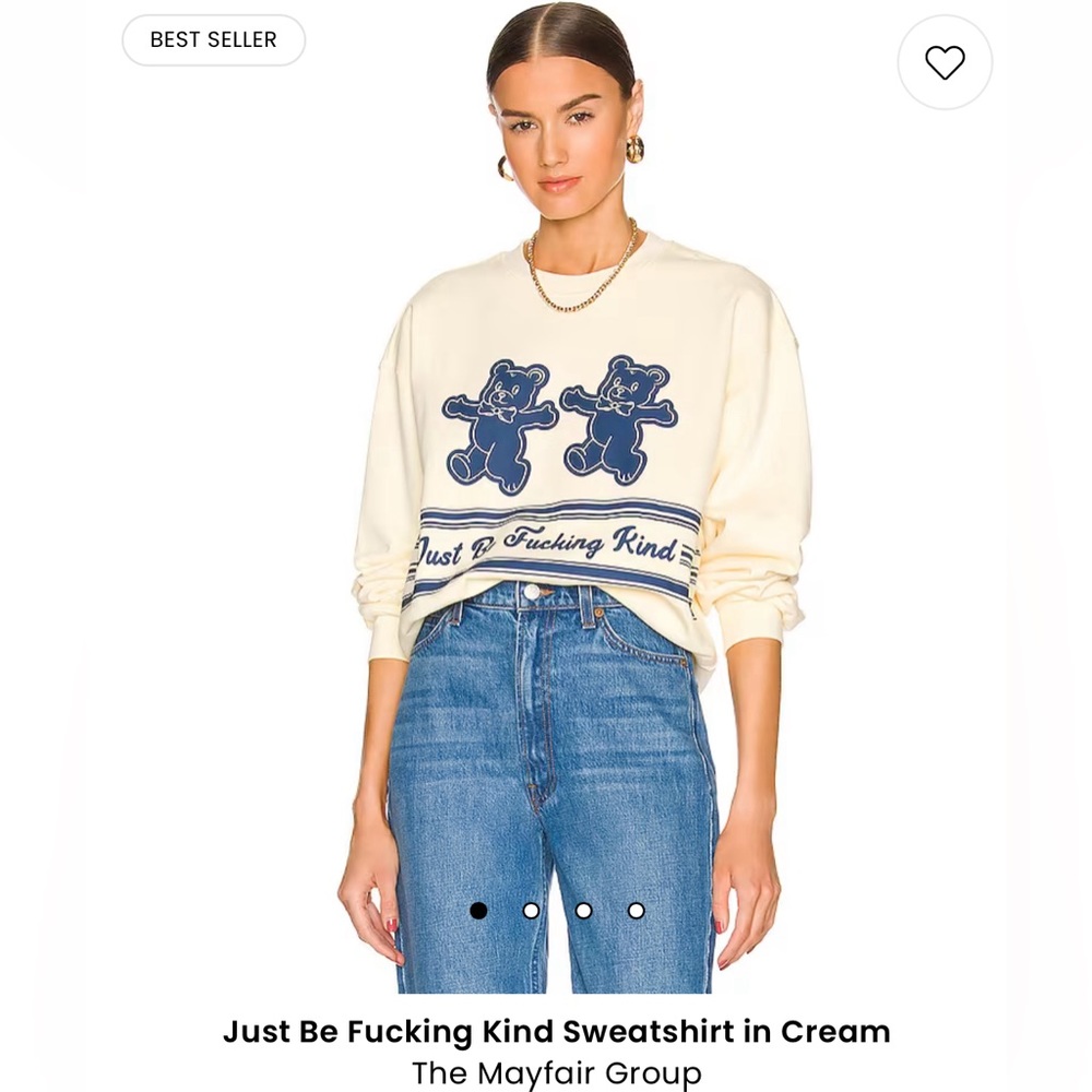 Mayfair Group “Just Be Fing Kind” Sweatshirt One Size